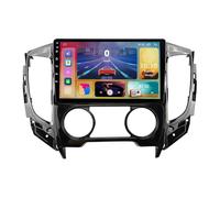Double Din Android 13 Autoradio Stereo for Mitsubishi Pajero L200 Triton 2015-2019, 9" Carplay Bluetooth GPS, Voice Control, USB, Steering Wheel Control, Wi-Fi, S5 4G