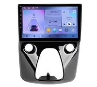 Double din android 14 car stereo 9 Inch Touch Screen For Peugeot 108 Voor Toyota Aygo B40 2014-2021 Plug and Play with Wireless Carplay/Android Auto GPS Navigation Bluetooth Mirror connection