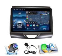 Double din android 14 car stereo 9 Touchscreen for Ford Ranger 2015-2020 with Carplay, GPS Navigation, AHD Backup Camera Steering Wheel Controls FM Radio/Bluetooth/USB(B,P3(2G+32G))