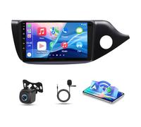 Double Din Android 14 Car Stereo for Kia Ceed JD 2012-2016 with Wireless CarPlay Android Auto 9 Inch Touchscreen Car Radio with Bluetooth GPS WIFI FM RDS Mirror Link SWC Backup Camera 2G+32G