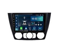 Double din android 15 car stereo 9 Touchscreen for BMW 1 Series E81 E82 E87 E8 2004-2011 with Carplay, GPS Navigation, AHD Backup Camera Steering Wheel Controls FM Radio/Bluetooth/USB(F 4Core 1+32G)