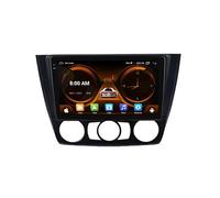 Double din android 15 car stereo 9 Touchscreen for BMW 1 Series E81 E82 E87 E88 2004-2011 with Carplay, GPS Navigation, AHD Backup Camera Steering Wheel Controls FM Radio/Bluetooth/USB(F 8Core 2+32G)