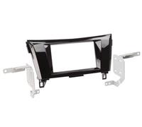 Double-DIN Car Radio Bezel Frame Black for Nissan Qashqai J11