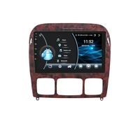 Double Din Car Stereo Radio Android 14 for Mercedes Benz S-Class W220 1998-2005 9 Inch Touchscreen Car Radio with Backup Camera Carplay Steering Wheel Control Bluetooth Wifi USB GPS(M400S 4G+64G)