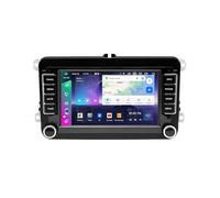 Double Din Car Stereo Radio Android 14 for VW Golf 5 6 Polo T5 Tiguan Skoda Passat Jetta Caddy CC Polo Touran 7 Inch Touchscreen Car Radio with Backup Camera Carplay Steering Wheel Control Bluetooth W