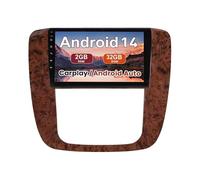 Double Din Car Stereo Radio Android 15 for GMC Yukon Chevrolet Chevy Silverado Tahoe Suburban 2007-2012 9 Inch Touchscreen Car Radio with Backup Camera Carplay SWC Bluetooth Wifi USB GPS(M100S 1G+32G)