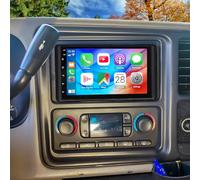 Double Din Car Stereo Upgrade for 2003-2006 Cadillac Escalade Android 13 Radio Replacement 7 inch Touch Screen Head Unit w/Wireless CarPlay Android Auto GPS Navi Bluetooth BT WiFi FM RDS DSP Camera