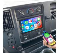 Double Din Car Stereo Upgrade for 2003-2006 Chevy Express 1500 2500 3500 Android 13 Radio Replacement 7inch IPS Touch Screen Head Unit w/Wireless CarPlay Android Auto GPS Navi Bluetooth WiFi FM RDS