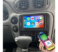 Double Din Car Stereo Upgrade for 2004-2006 Chevy Blazer Trailblazer Android 13 Radio Replacement 7" IPS Touch Screen Head Unit w/Wireless CarPlay Android Auto GPS Navi Bluetooth WiFi FM RDS Camera