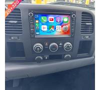 Double Din Car Stereo Upgrade for GMC Sierra 2007-2013 Android 13 Radio Replacement 7" IPS Touch Screen Head Unit w/Wireless CarPlay Android Auto GPS Navi Bluetooth WiFi FM RDS DSP SWC Backup Camera