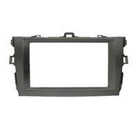 Double Din Fascia Compatible with Corolla Audio Fascia Radio GPS DVD Stereo Panel CD Dash Mount Installation Kit Trim Frame Bezel Navigation frame