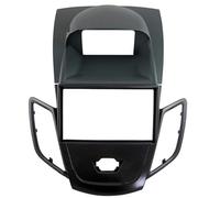 Double Din Radio Fascia Frame Fit For FORD Fiesta 2008-2017 Panel Dash Mount Installation Trim Kit Face Black Frame GPS Frame Dash Panel Trim(Black-2008-2017)