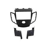 Double Din Radio Fascia Panel Dash Mount Installation Trim Kit Face Black Frame For F&ord For Fiesta 2008-2017 Radio Fascia Frame