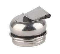 Double Dipper Palette Cup, Oil Cup, Stainless Steel Dipper Palette Container, Color Palette Cup with Cover for Outdoor Painting (F-332)