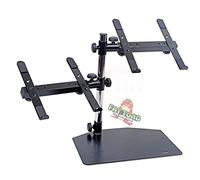 Double DJ PA Mixer Laptop CD Player Studio Gear Rack Mount Stand Computer PC Table Top Work Station PA Thorn Holder