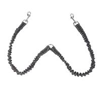 Double Dog Leash for Two Dogs - Reflective Bungee Rope with Padded Handle - Tangle-Free Dual Dog Walking Lead with Shock Absorbing Elastic - Ideal for Medium to Large Breed Dogs (S)