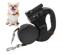 Double Dog Leashes,Retractable Leashes with Led Light | Extendable Pet Accessories for Travel Jogging Training Night Walking Activities Running Outdoor