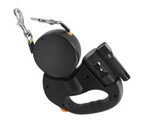 Double Dog - Retractable Leashes with LED Light | Extendable Pet Walking Accessory Free Design with Comfortable Grip for Travel Jogging Training Night Walks or Outdoor