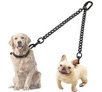 Double Dogs Leashes, Double Ended Dog Leash Metal Lead for 2 Two Dog Lead Coupler Walking Leads, Dual Dog Chain Lead Splitter Small Medium Large Double Dog Lead Leashes (L-4.0mm 70cm)