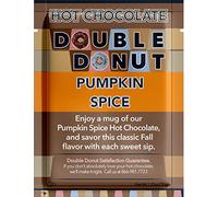 Double Donut Pumpkin Spice Hot Chocolate Mix Packets, Flavored Pumpkin Spice Hot Cocoa Mix, 18 Count