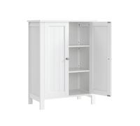 Double Door Bathroom Cabinet, White