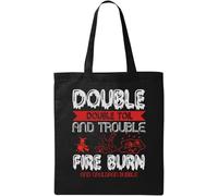 Double Double Toil And Trouble Fire Burn And Cauldron Bubble Natural Ecological Cotton Tote Bag Black