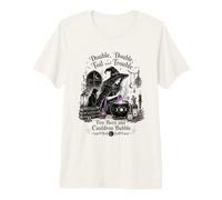 Double Double Toil and Trouble Fire Burn Cauldron Bubble Premium T-Shirt