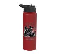 Double Double Toil and Trouble Fire Burn Cauldron Bubble Stainless Steel Insulated Water Bottle