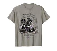 Double Double Toil and Trouble Fire Burn Cauldron Bubble T-Shirt