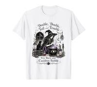 Double Double Toil and Trouble Fire Burn Cauldron Bubble Value Graphic T-Shirt