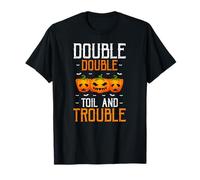 Double Double Toil and Trouble Pumpkin Mischief T-Shirt