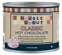 Double Doughnut Classic Bulk Hot Chocolate Mix, Rich Hot Cocoa 340.2 g Canister, Hot Chocolate Powder