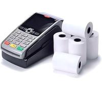 Double Dragon, 100 Rolls of 57x40 mm Thermal Paper Till Rolls, for PDQ POS EPOS EFTPOS, Credit Card Machine, Verifone, Barclays, Streamline, Ingenico iCT200, iCT 220, iCT250