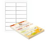 Double Dragon, 100 Sheets Pack A4 Self Adhesive Address Labels Sticker Paper, 14 Label Per Sheet, 99.1 x 38.1mm (1400 Labels)