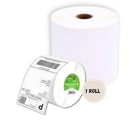 Double Dragon 100 x 150 mm (4" x 6") Premium Coated Self-Adhesive Direct Thermal Label for Zebra, MUNBYN Printers [1 Roll - 500 Label]