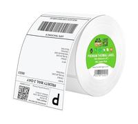 Double Dragon 100 x 150 mm (4"x6") Direct Thermal Shipping Labels - 500 Premium White Self-Adhesive Labels Roll Compatible with Zebra & MUNBYN Printers for Amazon, Ebay, Royal Mail [1 Roll]