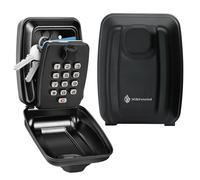 Double Dragon 12-digit Combination Key Safe | Police-approved Wall-mount Lock Box | Weatherproof & Heavy-duty | Large Capacity For Keys & Access Cards | Outdoor Security Lockbox For Home & Business