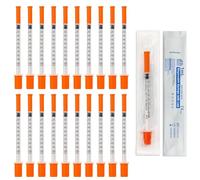 Double Dragon 20-Pack 1ml Precision Dispensing Tools | 0.3mm x 8mm Micro-Fine Tip | Individually Sealed | Plastic Liquid Applicators for Perfume, Essential Oils, Food Flavouring & Crafts