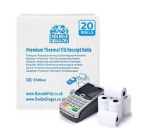 Double Dragon, 20 Rolls, 57 x 40mm Thermal Receipt Paper, Till Rolls for Credit Card
