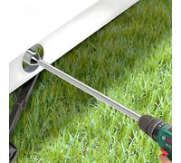 Double Dragon, 30cm Caravan Corner Steady Jack Leg Winder Drill Adaptor Attachment - 19mm Caravan Stand Jack Extension Socket Adapter, 19mm Socket, 3