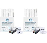 Double Dragon, 57 x 40 mm Premium Thermal Paper Till Receipt Roll for PDQ Credit Card Machine, POS, EPOS [Pack of 20] (Package May Vary)