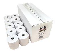 Double Dragon 57x57mm Non-Thermal 1-Ply Carbonless Paper (20 Rolls)
