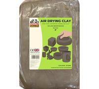 Double Dragon Air Drying Modelling Clay, 12.5kg, for Sculpting & Crafting | Nylon Reinforced | Kid-Friendly & Non-Toxic | Durable, Long Lasting | Wheat & Gluten Free (Stone)
