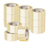 Double Dragon Clear Packaging Tape - Heavy-Duty, 48mm wide x 66m long (12 Rolls) | Strong Adhesive Cellotape Sellotape for Boxes, Parcels, Moving & Long-Term Storage | Transparent Sealing Tape