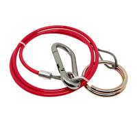 Double Dragon Heavy Duty Trailer Caravan Breakaway Break Away Cable, Durable, Williams Caravan Horsebox Boat Plant Coupling Safety Cable, Burst Ring,