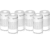 Double Dragon HGV Digital Tachograph Rolls: 57mm x 8m, 8mm Centre, EU Approved, EC 1791/2006, 3 Rolls (Pack of 2)