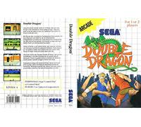 Double Dragón Master System Replacement Game Insert Cover Art Only