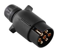 Double Dragon N-Type 7-Pin Trailer Board 12V Plug Towbar Socket Adapter | Waterproof | For Trailer, Caravan, Truck, RV, Towbar Towing, Auto Lamp & Ro