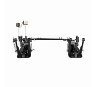 Double Drum Pedal Stable Zinc Aluminum Professional Drum Foot Kick for Drum Lovers (Pedal)