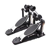 Double Drum Pedal Thickened Alloy Jazz Drum Kit Battery Drums Foot Pedals Double Chain Bass Drum Pedal Accessories